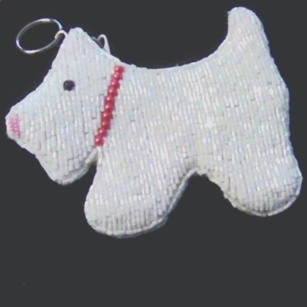 💋🐾🐾Beaded dog coin purse